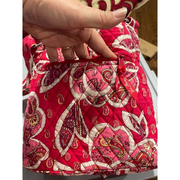 Vera Bradley red Paisley cloth purse - Picture 3 of 5